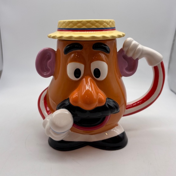 Disney Parks Toy Story Mania Mr. Potato Head Ceramic Coffee Mug with Lid - Picture 1 of 16